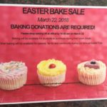 Easter Bake Sale 2018