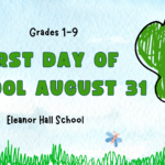 First Day of School August 31