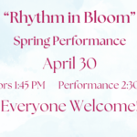 Spring Class Agenda Education Presentation in Colorful Floral Watercolor Style