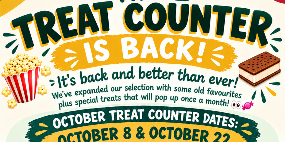 Treat Counter – October 8 & 22